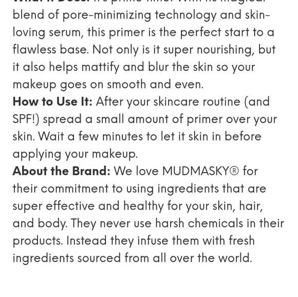 Mudmasky POREfection Serum-Infused Primer - Picture 3 of 7